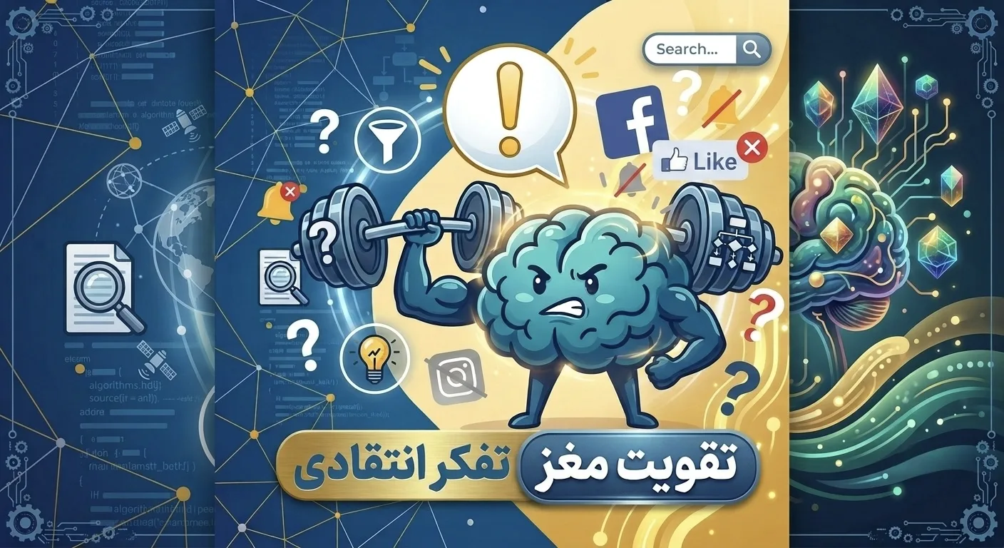 ذهن شما فیلتر دارد؟  راهنمای ساده‌ی «تفکر نقاد» برای فرار از فریب‌های روزمره